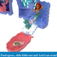 Mattel Disney The Little Mermaid Storytime Stackers Ariel’s Grotto Playset, Stackable Dollhouse with Small Doll & 10 Accessories