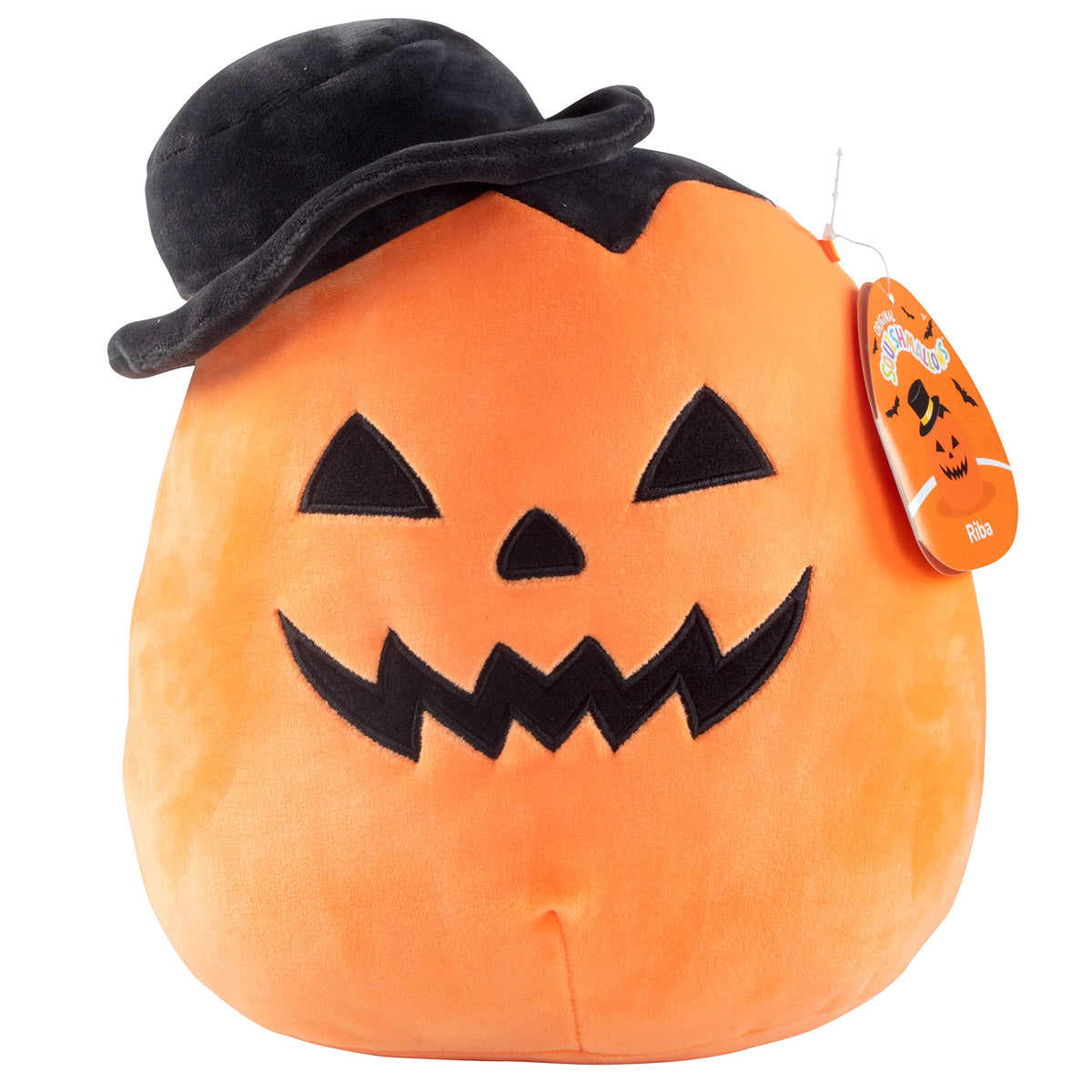 Squishmallows New 10" Riba The Pumpkin with Hat - Official Kellytoy 2022 Plush - Cute and Soft Pumpkin Stuffed Animal Toy - Great Gift for Kids