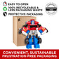 Transformers Playskool Heroes Rescue Bots Optimus Prime, 4.5-Inch Action Figure, Kids Converting Robot Toy, Ages 3+ (Amazon Exclusive)