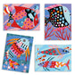 DJECO Fish Rainbow Colored Sand and Glitter Craft Kit