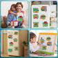 36 Set Father's Day Magnets Craft for Kids, Color Your Own Fathers Day Magnets Craft Best Dad DIY Crafts Kit Gifts for Happy Father's Day Dad's