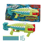 Nerf DinoSquad Armorstrike Dart Blaster, 8-Dart Drum, 16 Nerf Elite Darts, Anklyosaurus Dinosaur Design, Toys for 8 Year Old Boys and Girls and Up