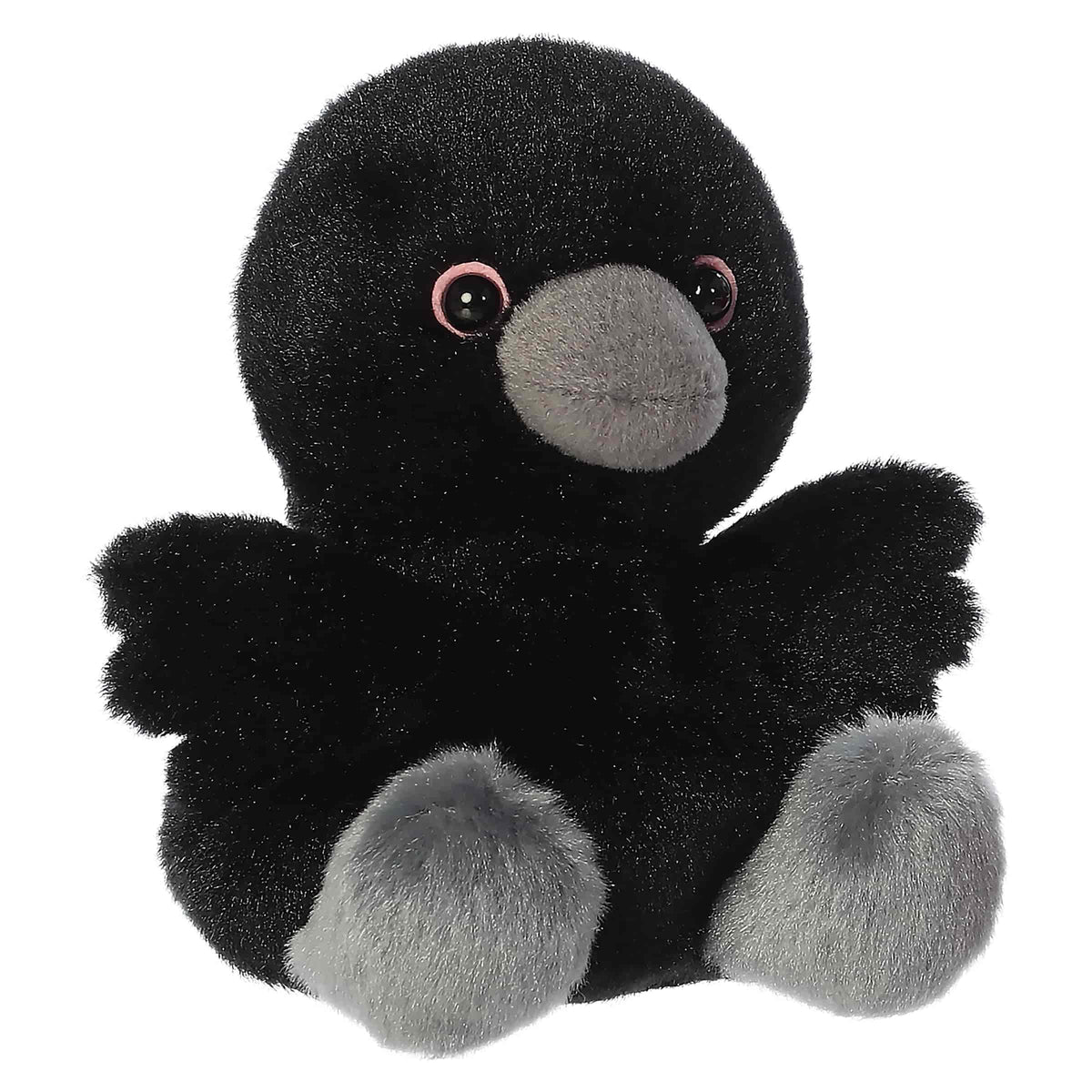 Aurora Palm Pals 4.5" Poe Raven Spooky Plush