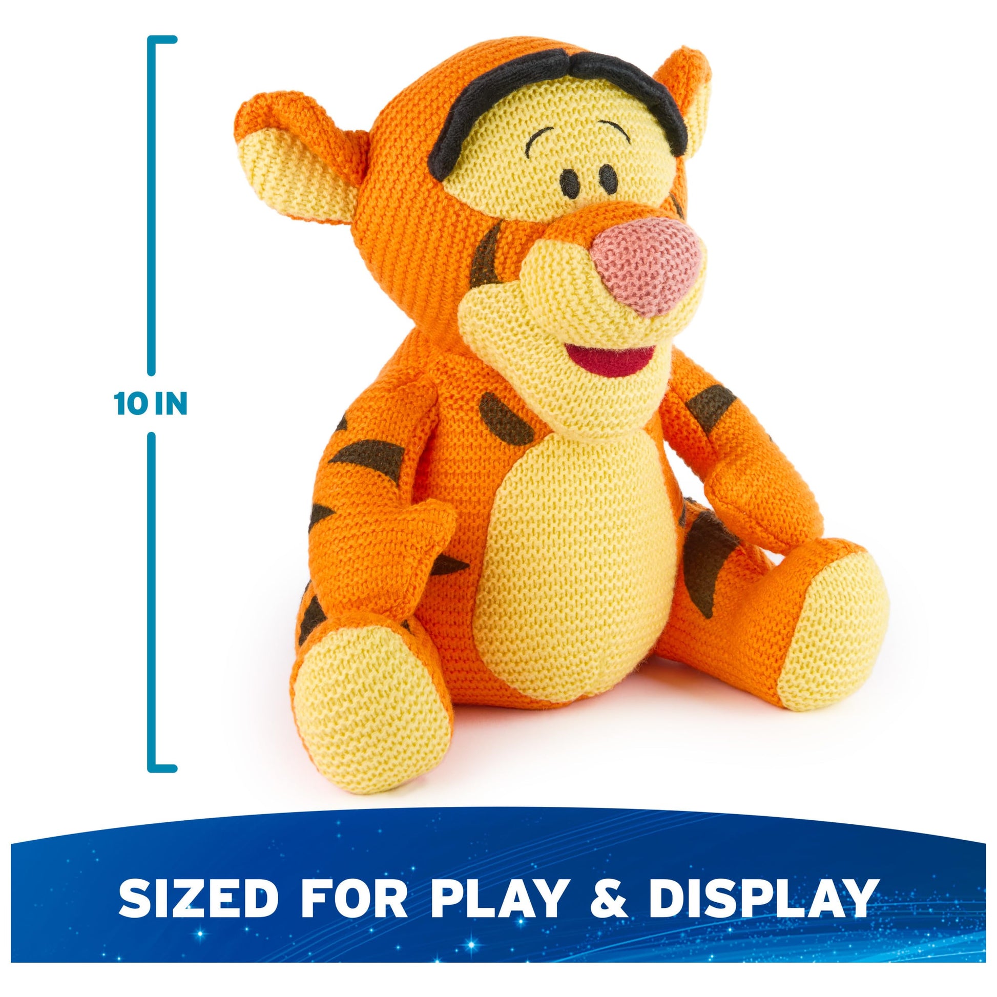 GUND Disney Official Tigger 10-Inch Knit Plush Toy for Ages 1+