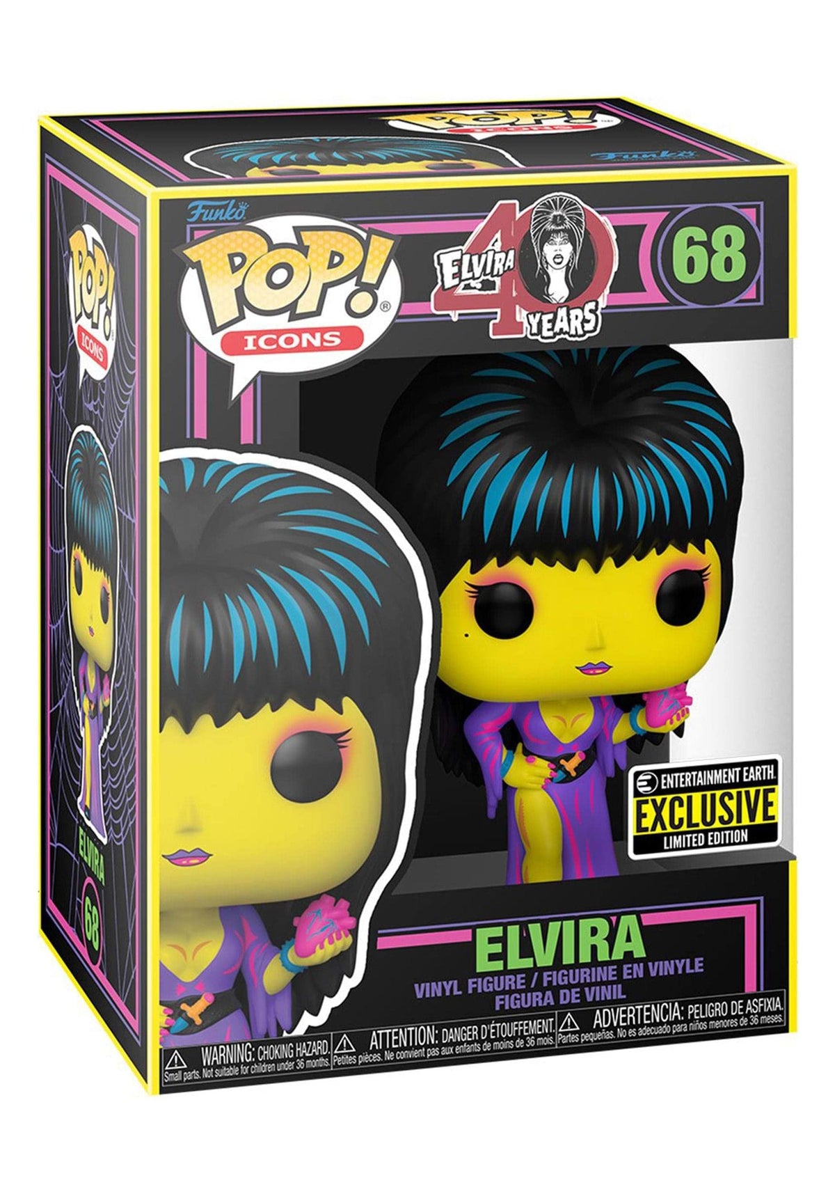 Elvira Funko Pop! Black Light Exclusive