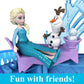 Mattel Disney Frozen Toys, Elsa Ice Palace Storytime Stackers, Castle Doll House Playset, Small Doll & 8 Accessories, Inspired by the Movie