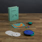WS Game Company Catch Phrase Game Vintage Bookshelf Edition in Linen-Wrapped Book Case - Electronic Timer & 16 Double-Sided Disks Featuring 2,300+