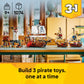 LEGO Creator 3 in 1 Iconic Pirate Ship Toy - Building Set for Boys & Girls, Ages 9+ - Includes 5 Minifigures - Gift for Kids' Birthdays - 31387