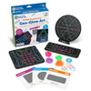 Learning Resources STEM Explorers Geo-Glow Art Kit - Glow in The Dark Toys, Kids Art Display, Homeschool, Fine Motor Skills, Critical Thinking
