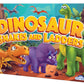 Dinosaur Snakes and Ladders Game - No Reading Required - Preschool Board Game for Ages 3 and up by Outset Media