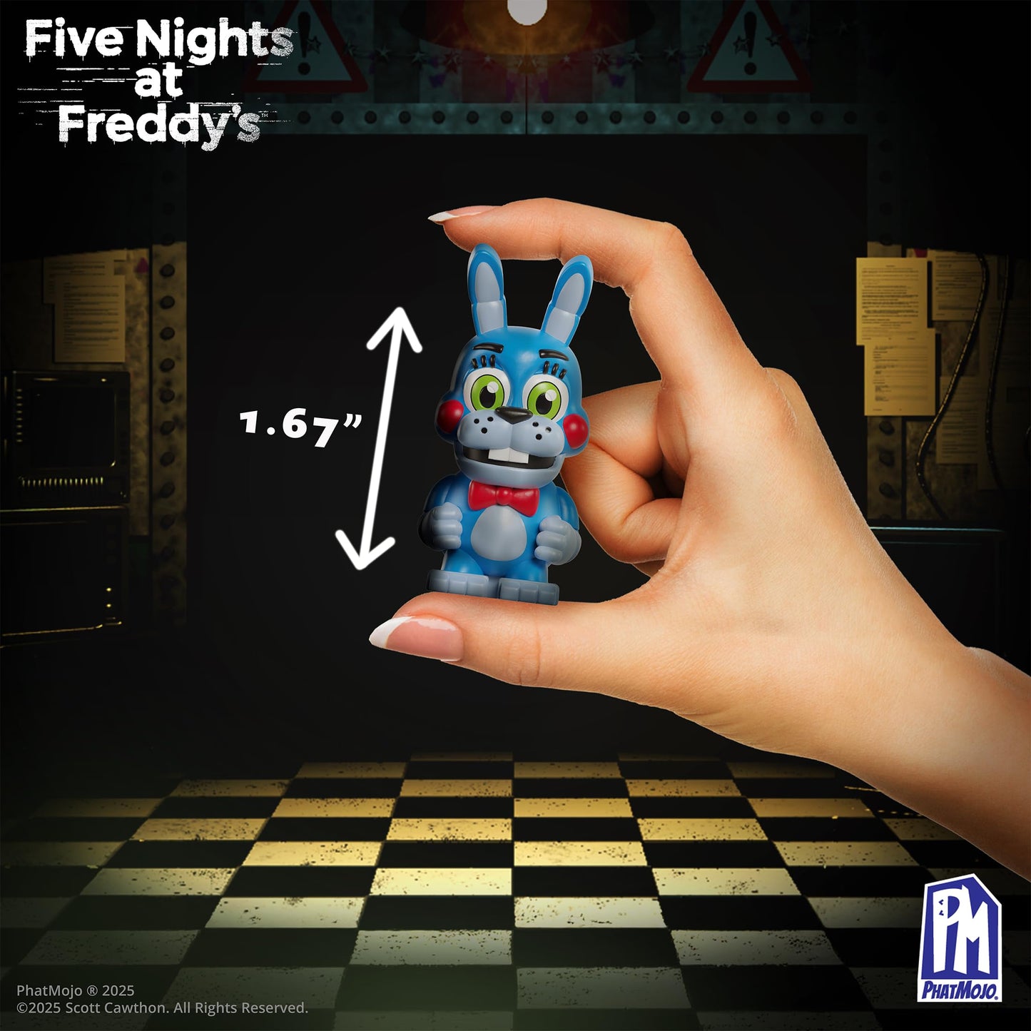 Five Nights At Freddy’s (FNAF) - Ultimate Grab N’ Go Bundle - Series 2 -Collectible Microfigures - Figure and Card Stand - Collectible Trading Cards