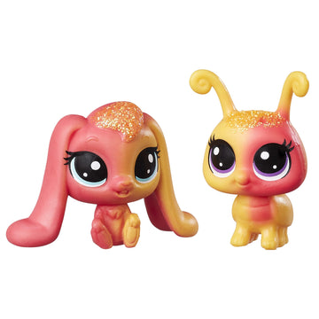 Littlest Pet Shop Apricotta Ambergleam & Sunset Glimmerbug