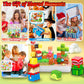 Mini Magnetic Blocks for Kids, 45PCS Travel Magnetic Cubes with Iron Box