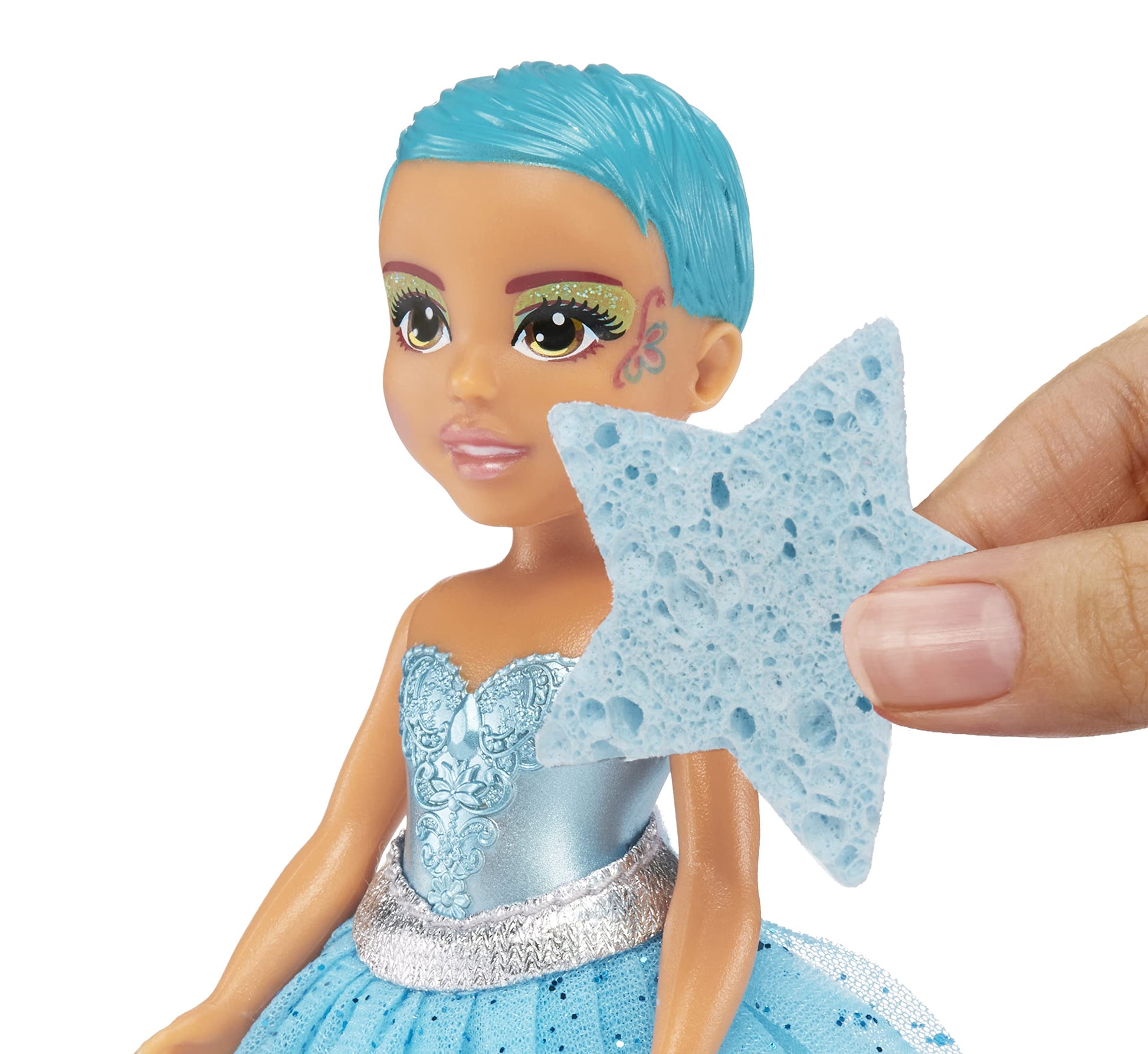 MGA's Dream Bella Color Change Surprise Little Fairies 5.5" Doll - DreamBella, Teal Fairy with Wings and Teal Hair, , Toy for Kids Ages 3, 4, 5+