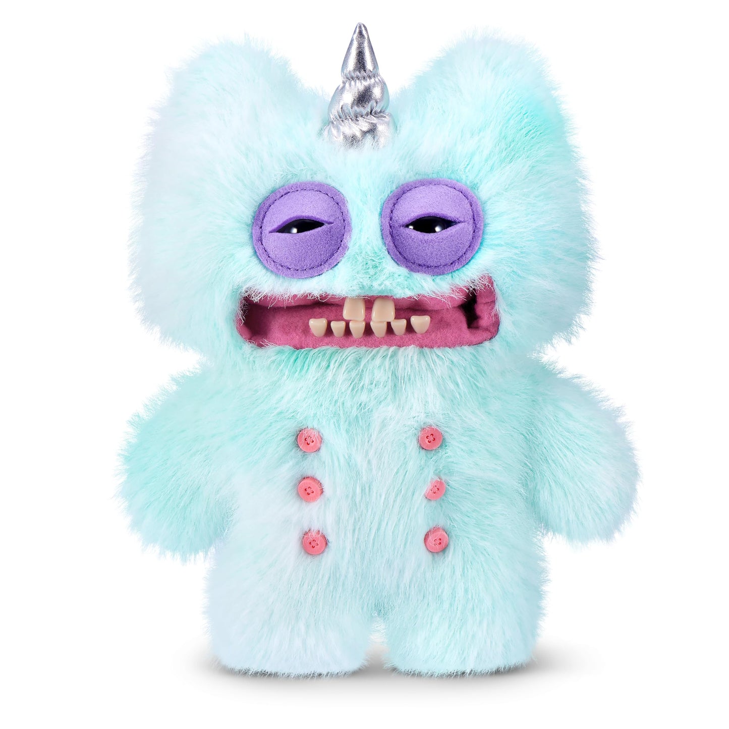 Fuggler Fugglercorns 9 Inch Plush Collectible Toy (Stinkface) by ZURU Featuring Funny Ugly Monster Unicorn Designs with Glitter Details, Human?Like