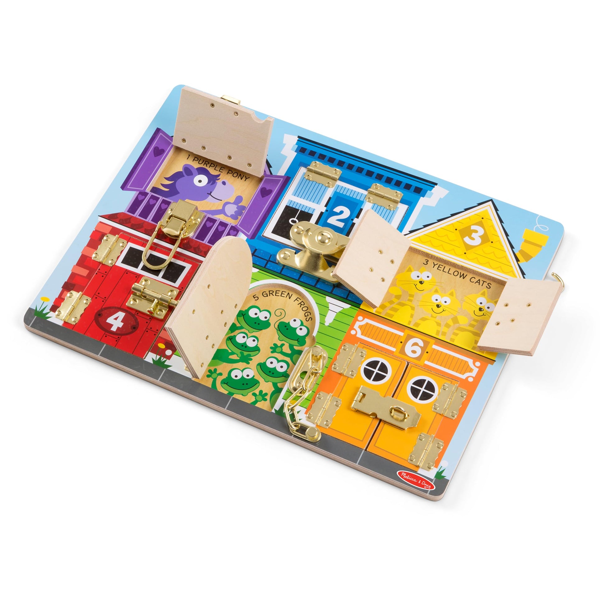 Melissa & Doug Latches Board, 1 EA