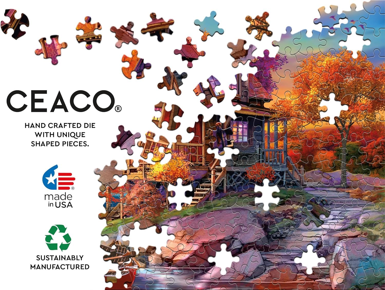 Ceaco - Autumn's Spectrum - 500 Piece Jigsaw Puzzle for Adults