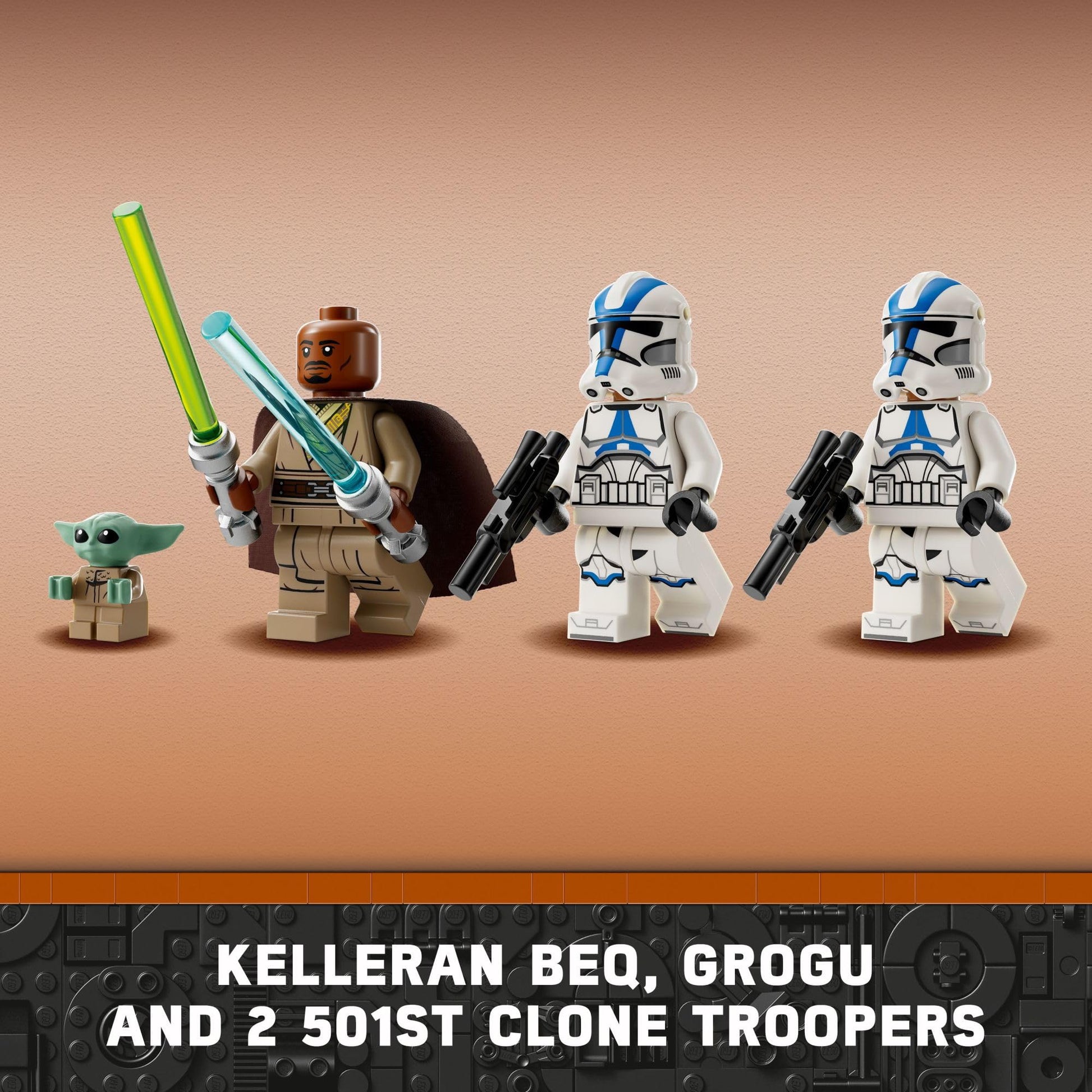 LEGO Star Wars BARC Speeder Escape, Mandalorian Toy Building Set for Kids, Star Wars Gift for Boys, Girls and Fans Ages 8 and Up, Comes with Kelleran