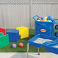 Children's Factory Neptune 24" Large Sensory Table, Sandbox with Lid, Water Table for Kids Blue