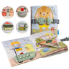 Taf Toys Busy Book for Toddlers 1-3 - Montessori Toys for 1 2 Year Old Boy Girl Birthday Gifts - Busy Book with Zippers, Buckles, Laces - Educational