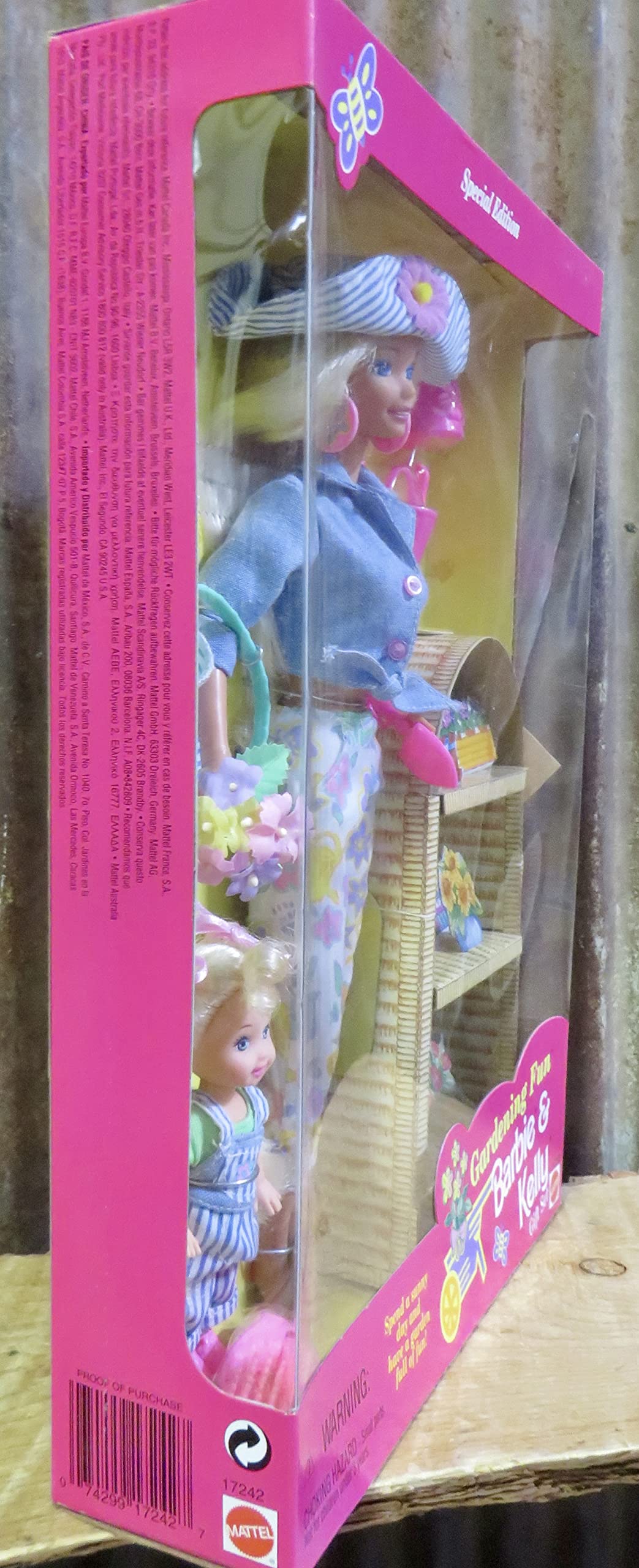 Gardening Fun BARBIE & KELLY Gift Set - Special Edition Set w 2 Dolls & Accessories (1996)