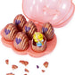 HATCHIMALS CollEGGtibles, Mermal Magic 6-Pack Shell Carrying Case with Season 5 CollEGGtibles, for Kids Aged 5 and Up