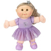 Cabbage Patch Kids Costume Kid, Ballerina Girl, 14 Inch CPK Doll with Removable Fashion and Accessories - Lavender Sparkly Tutu, Ballet Shoes, Brown