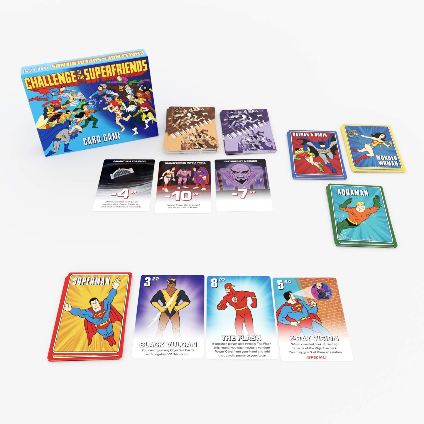 Cryptozoic Entertainment Challenge of The Superfriends Card Game, Multi-Colored