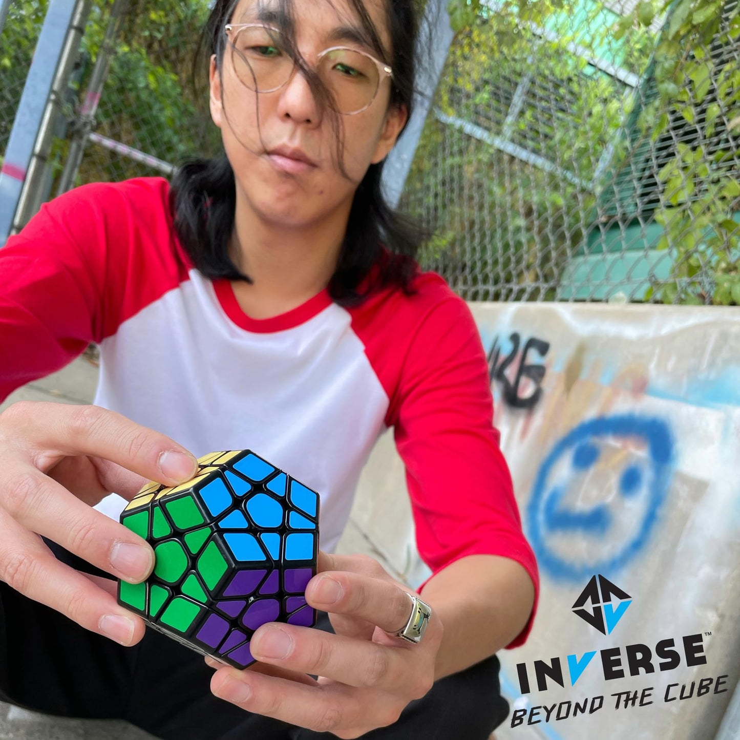 Project Genius | Inverse: Reflectron Twist & Solve Puzzle - Difficulty Level: Hard, Uneven Mirror Design Handheld Puzzle, Fun Décor & Gift Idea
