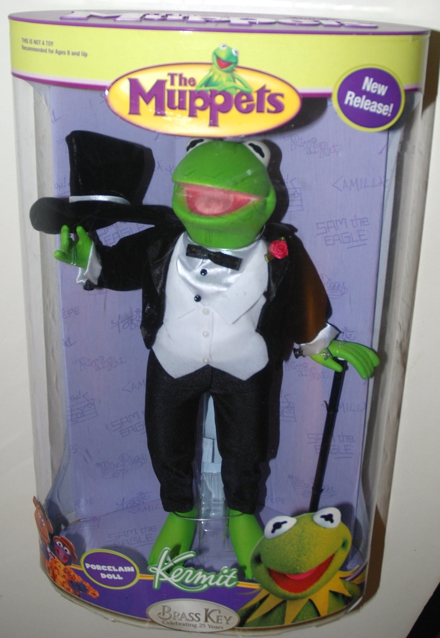The Muppets; 12" Kermit (Porcelain Doll)