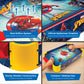 Marvel Spider-Man Air Hockey Table for Kids - Tabletop Air Hockey Game with Pucks, Pushers & Airflow System - Marvel Toys for Kids 4+