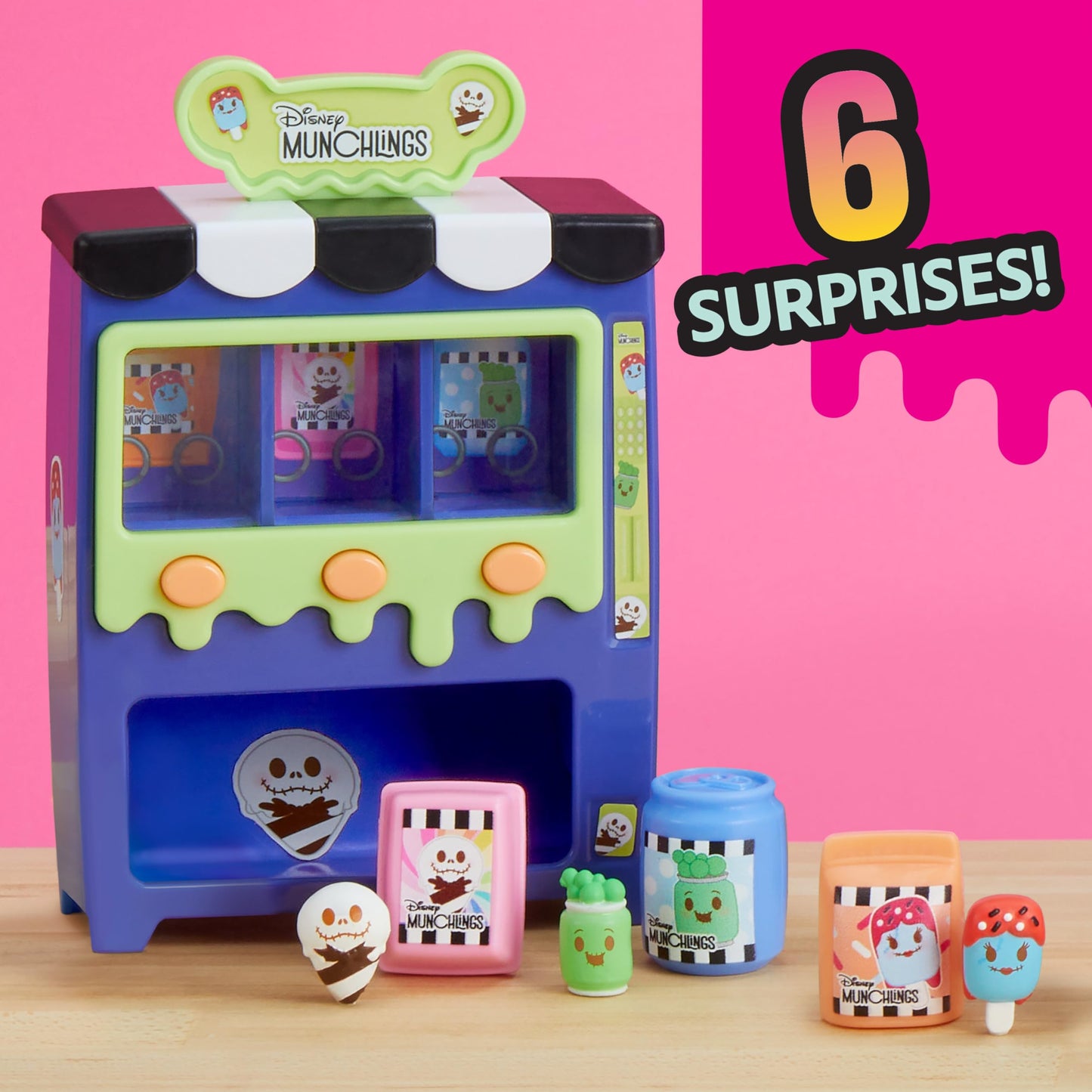 Disney Munchlings Micro Munch Vending Machine Collectible Figures