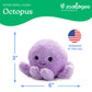 The Petting Zoo Purple Octopus Stuffed Animal Plushie, Gifts for Kids, Nuggetz Sealife Animals, Octopus Plush Toy, 6 inches