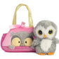 Aurora® Fashionable Fancy Pals™ Peek-A-Boo™ Owl Stuffed Animal - Plush with Stylish Purse for Dress Up Fun - Perfect for Kids 3+ Years, Costumes,