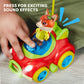 lalalark JOVA 2 Pack Remote Control Car for Toddlers, RC Cars with Cartoon Figure, Kids Toy Bumper Cars with LED Lights and Sounds, Light Up Car