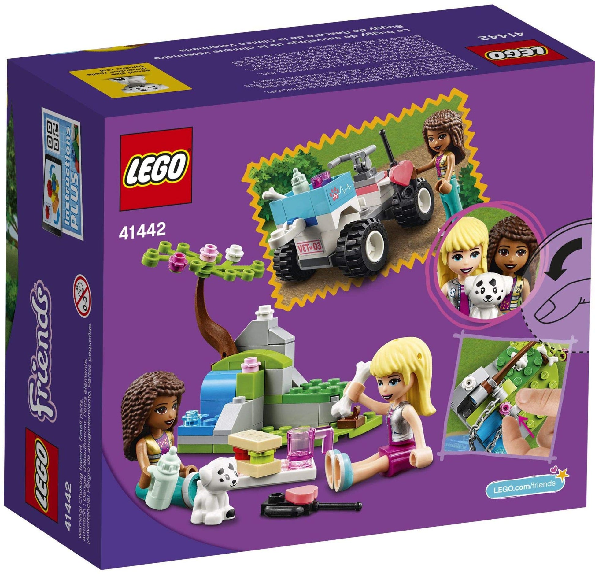 LEGO Friends Vet Clinic Rescue Buggy 41442 Building Kit; Vet Clinic Collectible Toys for Kids Aged 6+; Includes First-Aid Toy Accessories and