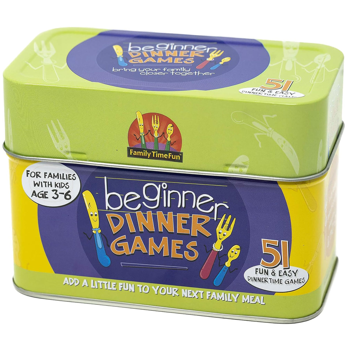 Continuum Games Beginner Dinner Games Board, Multicolor