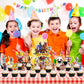Genshii 37pcs 5 Nights cake decoration set include 1pc big cake topper 36pcs cupcake toppers for Freddy's Theme birthday party decor (FNAF)