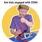 Rubber Band Propeller Car Kit, 10-Pack - STEM Engineering Project, Ages 8+