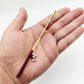 SXFSE Dollhouse Decoration Accessories, 1:12 Dollhouse Miniature Scene Model Fishing Rod Pretend Play Toy (Red, 6.1 inch)