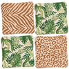 xo, Fetti Animal Print Safari Napkins - 3-ply, 24 pcs | Jungle Cocktail Napkins, Zoo Dinner Party Setting, Kids Wild Birthday Decoration, Rainforest