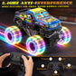 Remote Control Monster Truck Toys for Kids, 1:20 Scale 2.4GHz RC Car with Lights, All Terrain Rechargeable RC Truck with 2 Rechargeable Batteries, Toy