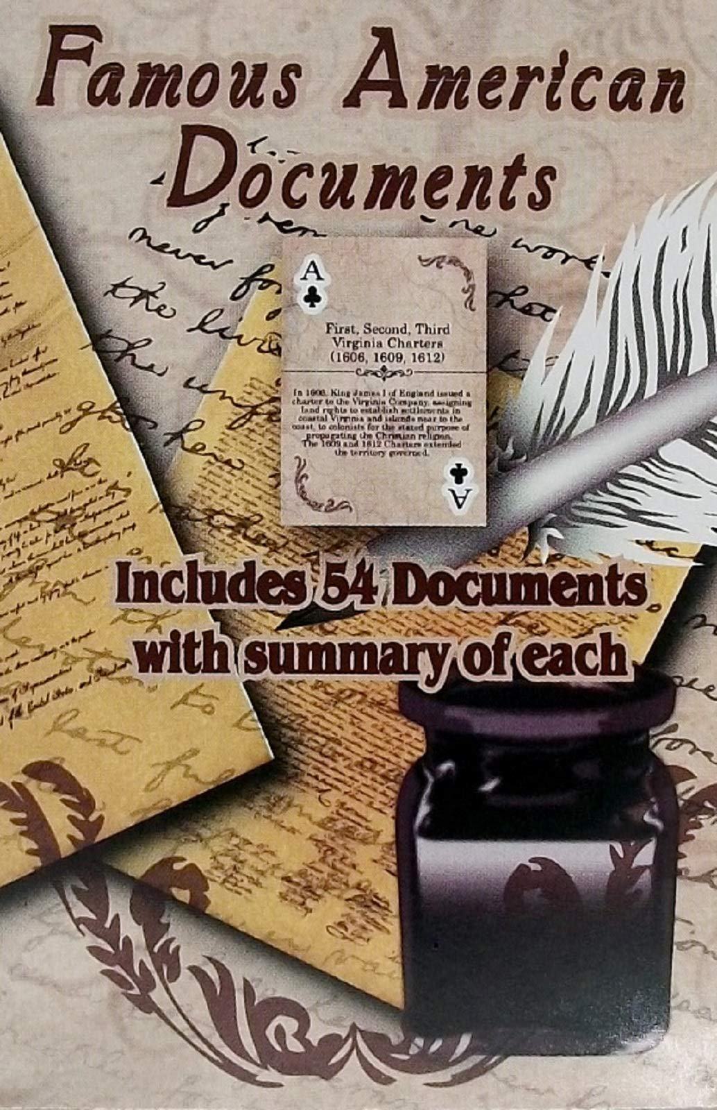 Famous American Documents Souvenir Playing Cards