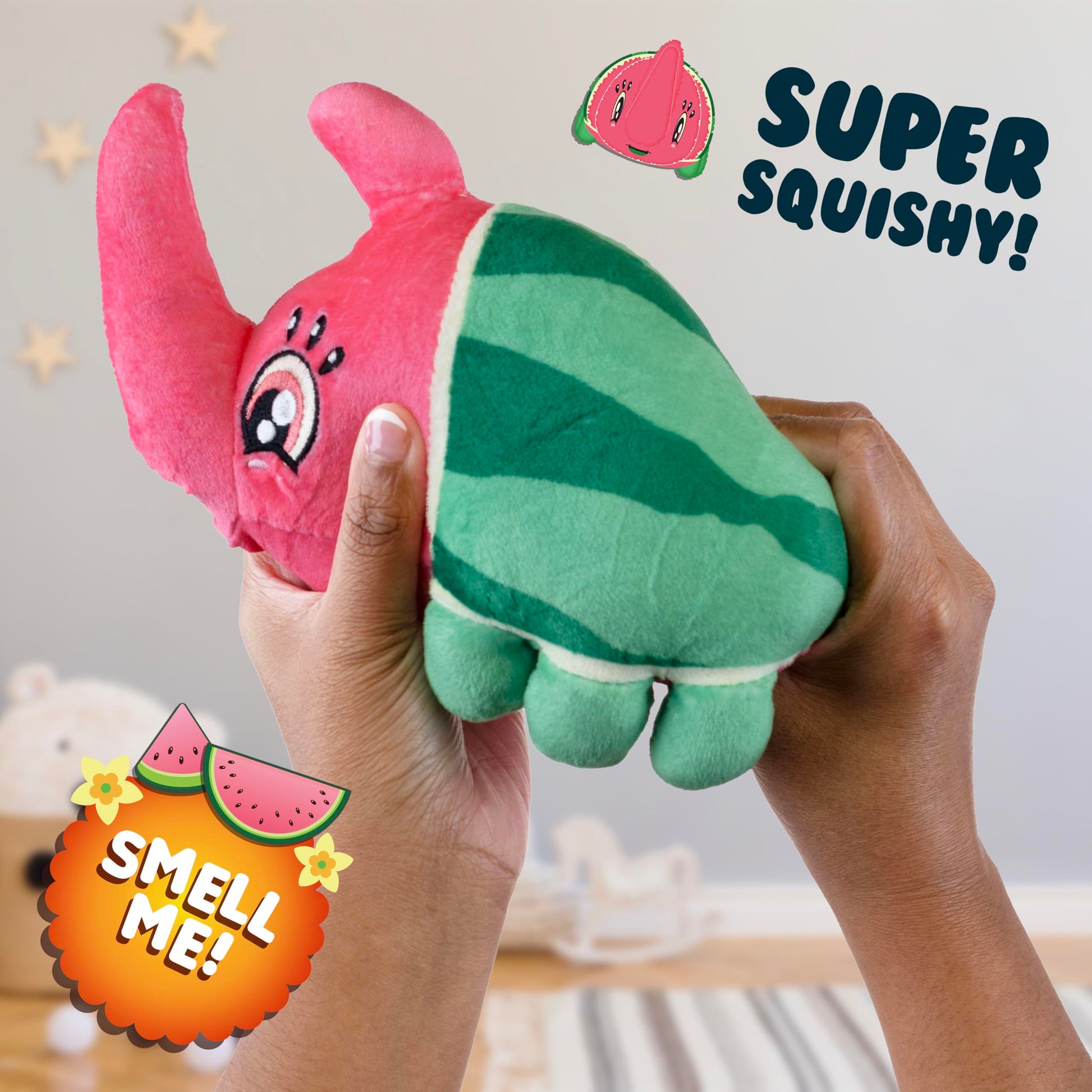 Snuggle Bugs (Rhino Beetle) - Watermelon Scented Plush Toy - Aromatherapy Gift for Kids, Collectible Stuffed Animal, Cute Bug Plush, Stress Relief