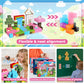Annexfun Magnetic Blocks - 150PCS Building Blocks Unicorn Cubes - Toys for Montessori Toddler Christmas Birthday Gifts - STEM Sensory Toys for 3 4 9
