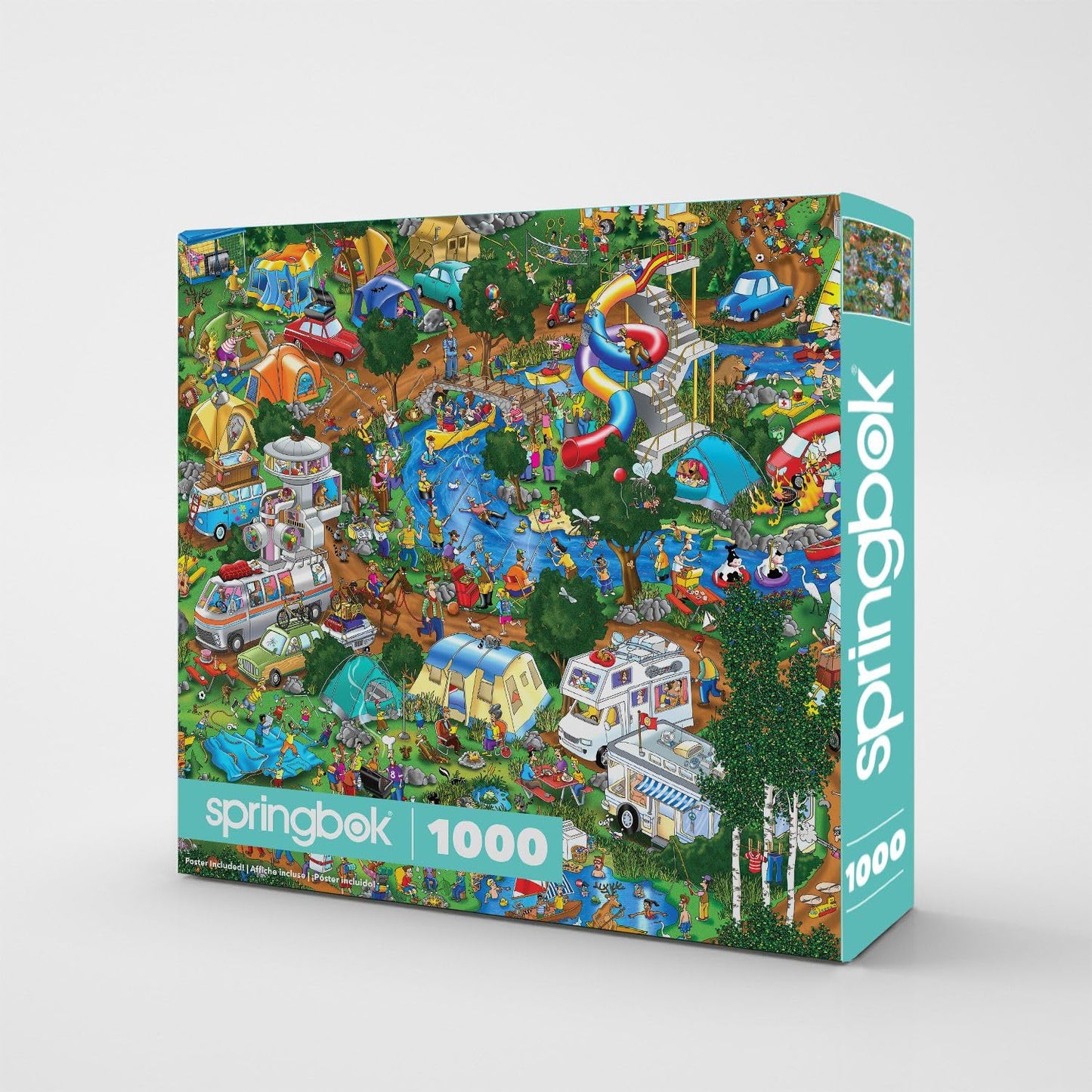 Springbok Camping World 1000 Piece Jigsaw Puzzle for Adults