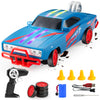 SYNCFUN RC Drift Car 2.4GHz 1:16 Scale 11.5KM/H High Speed Remote Control Race Car with LED Light, USB Rechargeable Battery Included, Gift for Boys