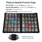 Alteagle 25-Pocket Top loader Binder, Holds 1000 Top loaders, Top Loader Card Binder Album for 3?×4? Top Loaders - Black