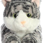 Aurora® Adorable Flopsie™ Lily™ Stuffed Animal - Used to Create Imaginative Play Adventures - Perfect for Birthdays, Kids and Adults, All Ages - Gray
