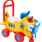 Kiddieland Sesame Street Elmo's Activity Plane Ride-On Toy, Lights Sounds Steering Wheel, Spinning Propeller, Imaginative Pretend Play for Toddlers